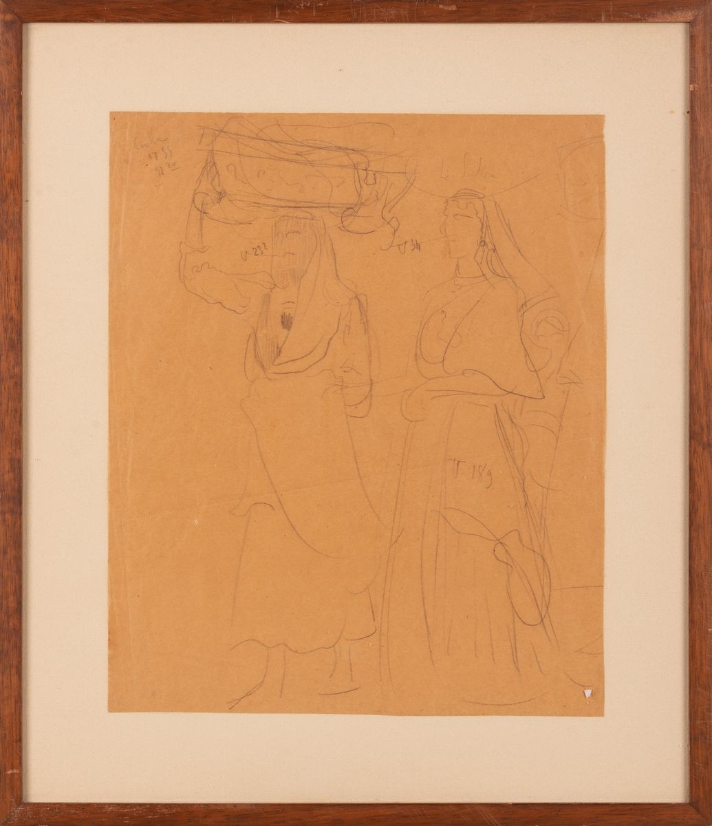 Francesco Paolo Michetti - Figure Femminili con Soma
