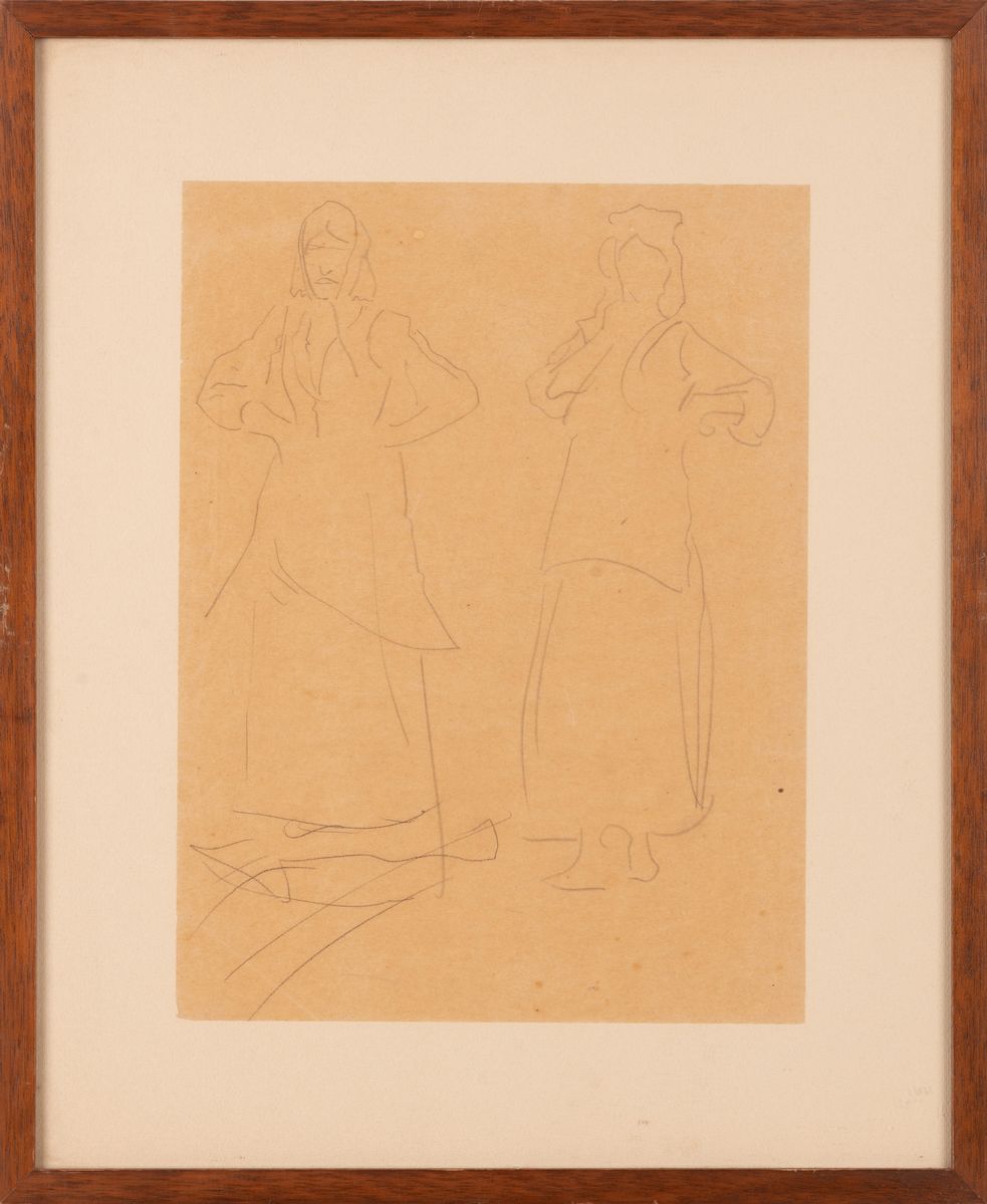 Francesco Paolo Michetti - Due Figure Femminili
