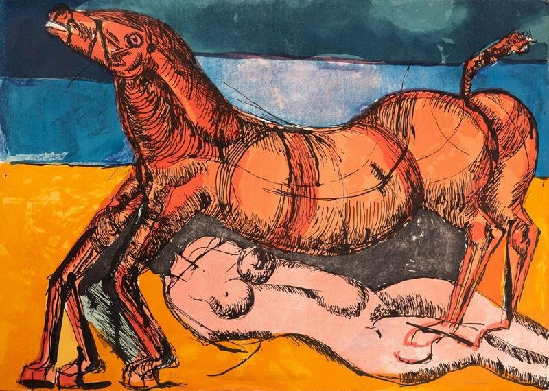 Bruno Cassinari - Cavallo