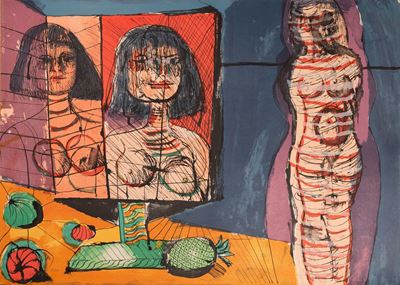 Composizione con Figure Femminile