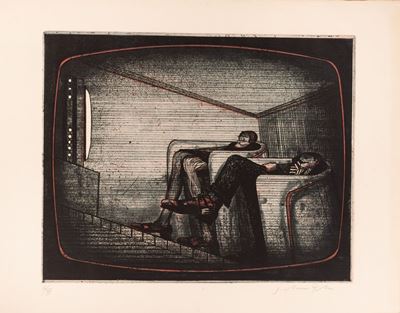 Davanti la Televisione/vor Dem Fernseher