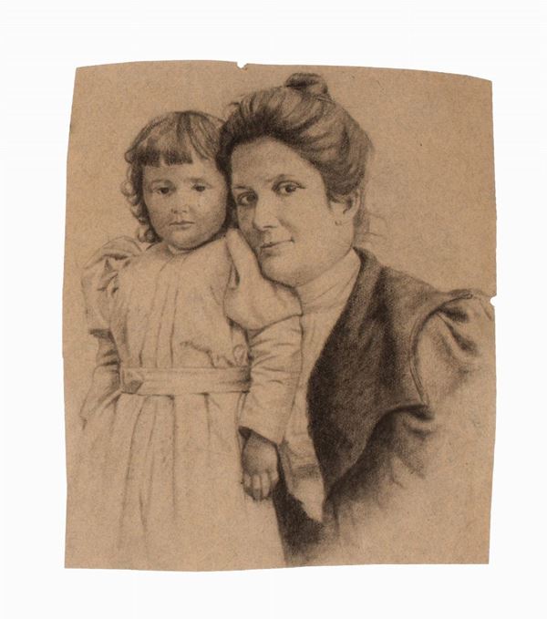 Madre e figlia  - Auction Libri Antichi, Incisioni e Disegni - Gliubich Casa d'Aste