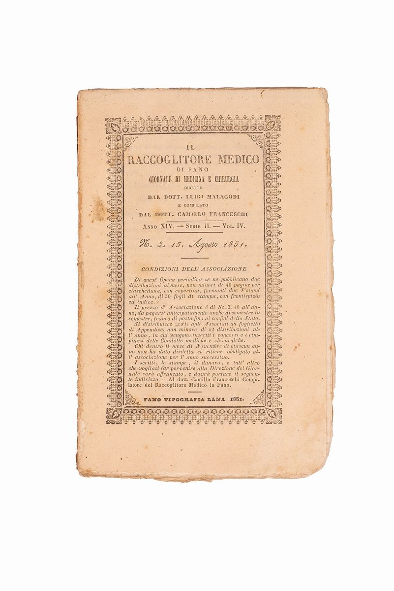 Lotto B Medicina, 10 Volumi