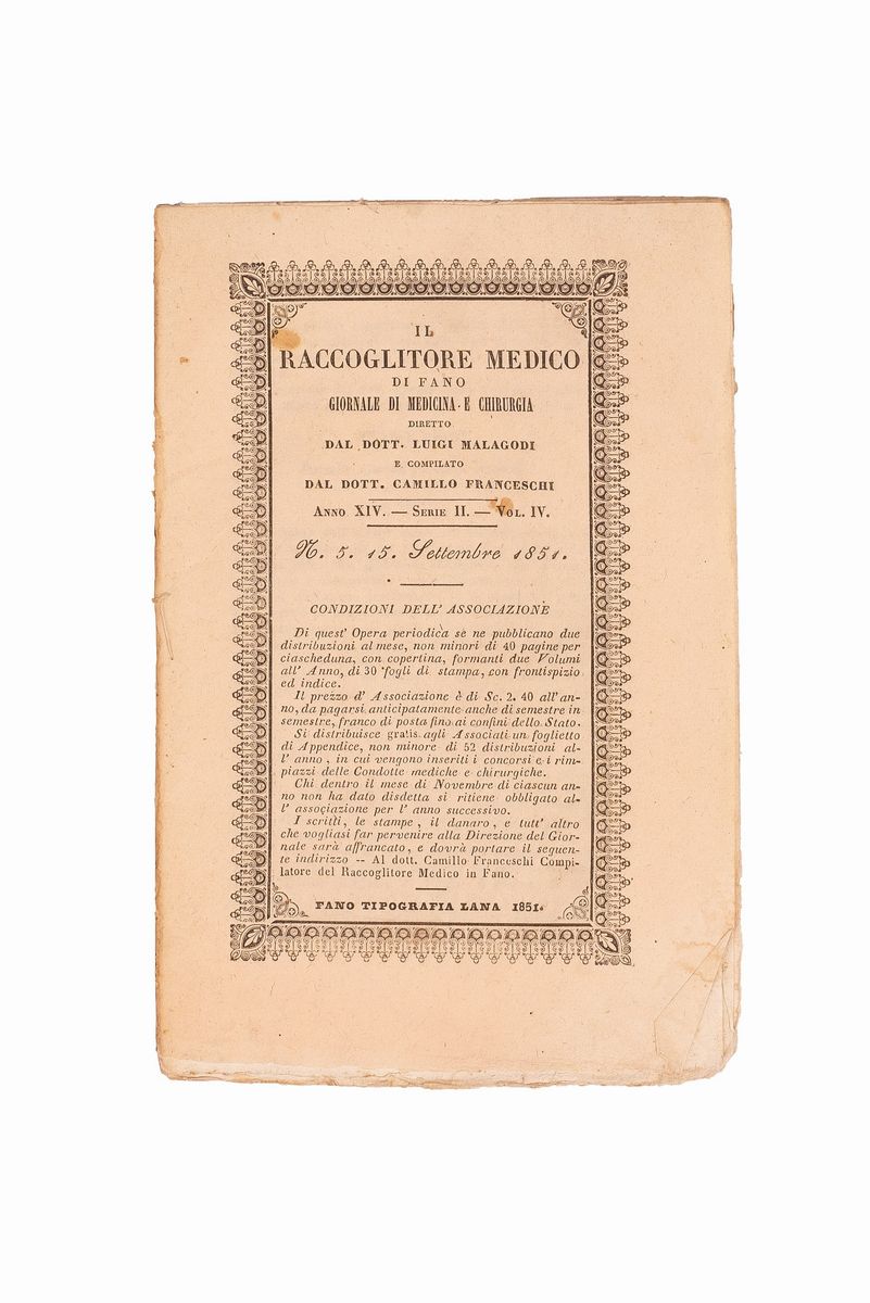 Lotto B Medicina, 10 Volumi