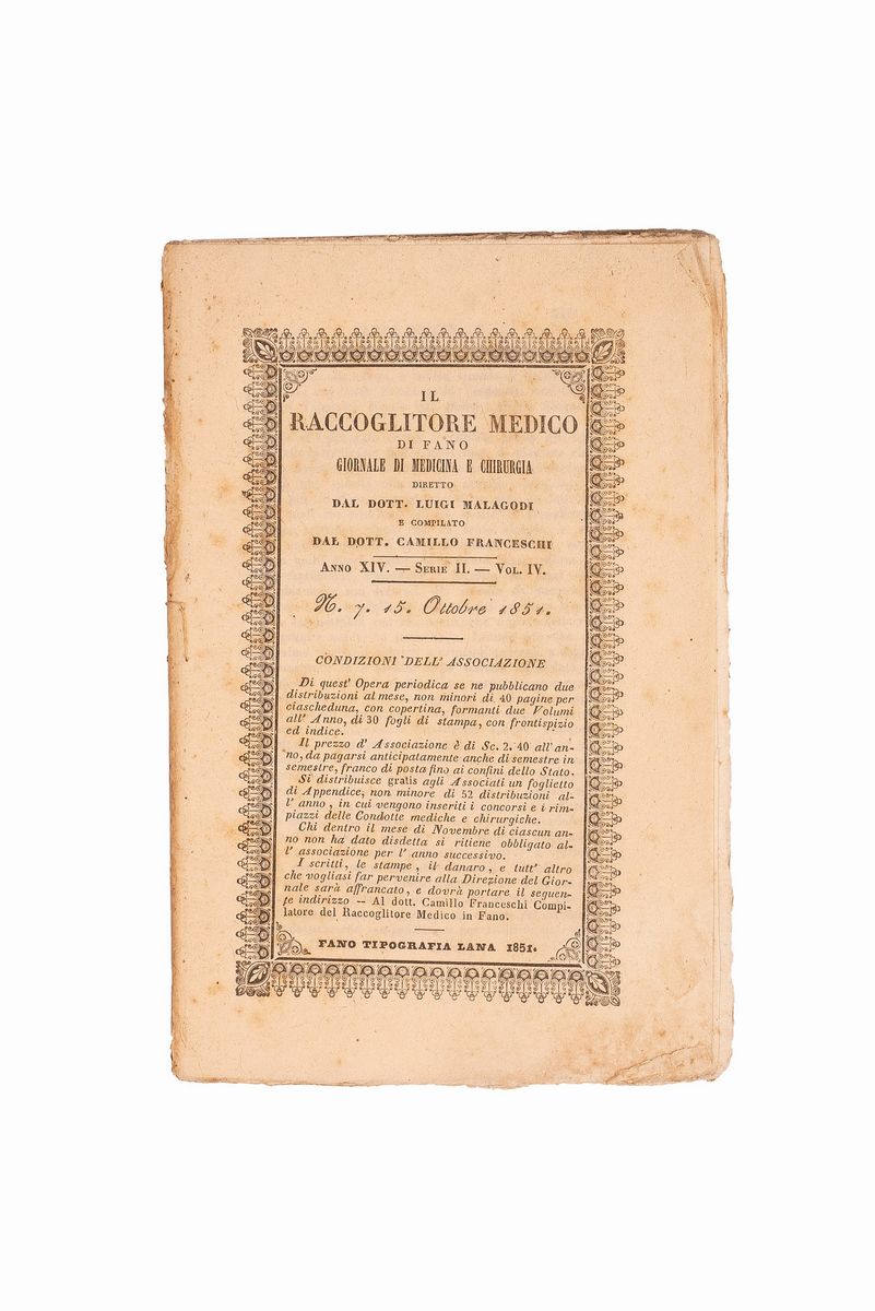 Lotto B Medicina, 10 Volumi