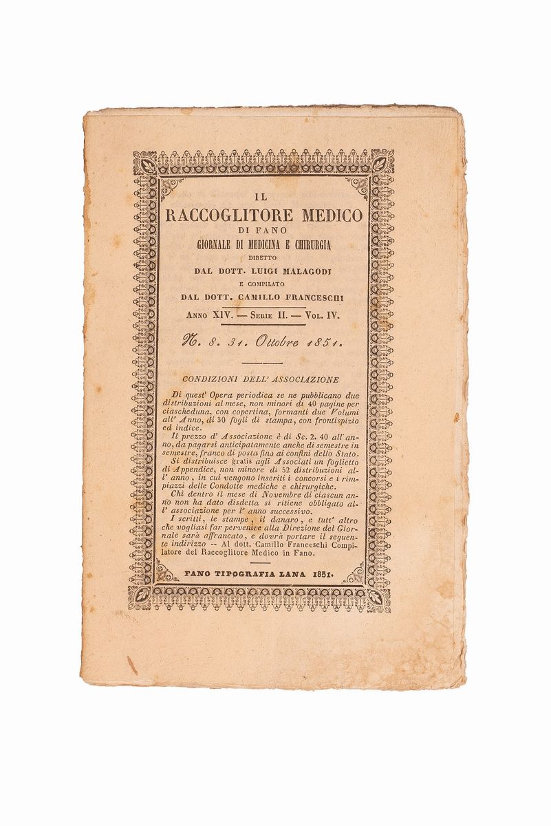 Lotto B Medicina, 10 Volumi