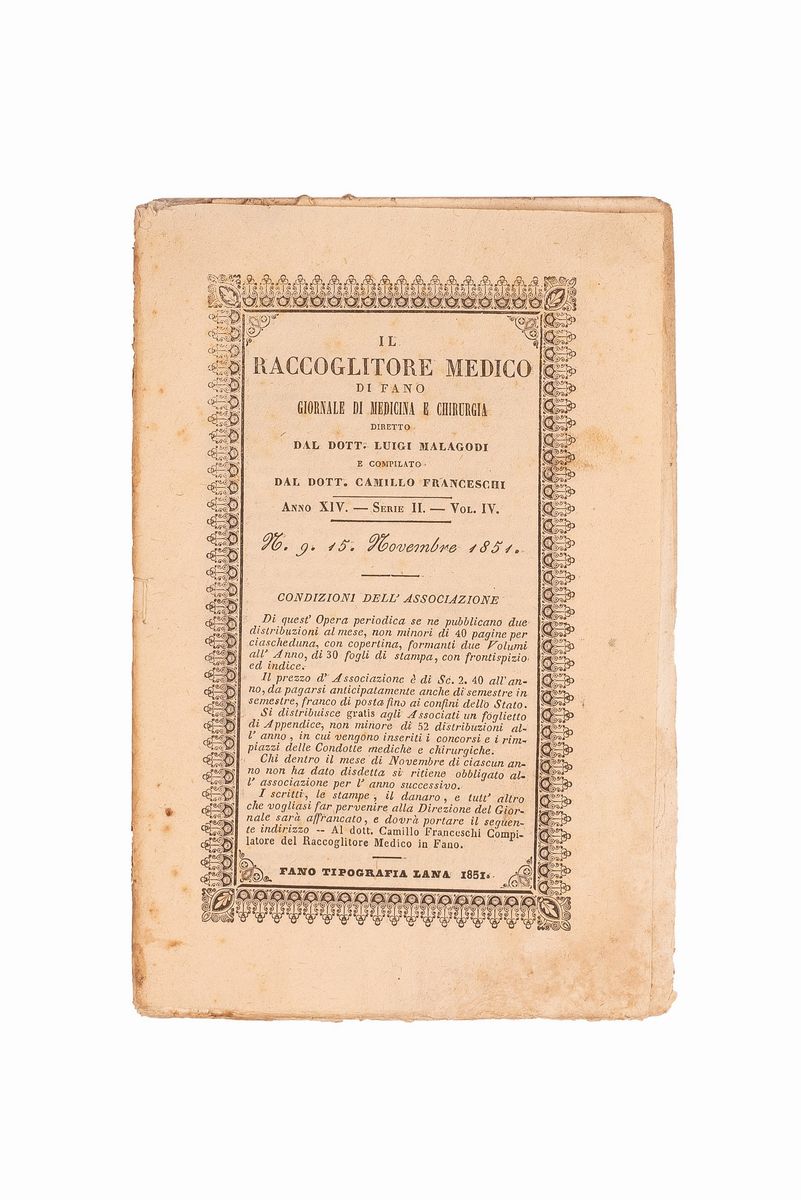 Lotto B Medicina, 10 Volumi