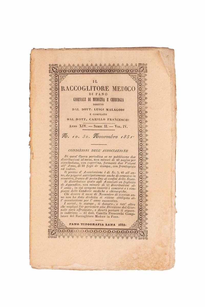 Lotto B Medicina, 10 Volumi