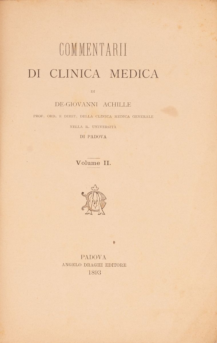 Lotto B Medicina, 10 Volumi