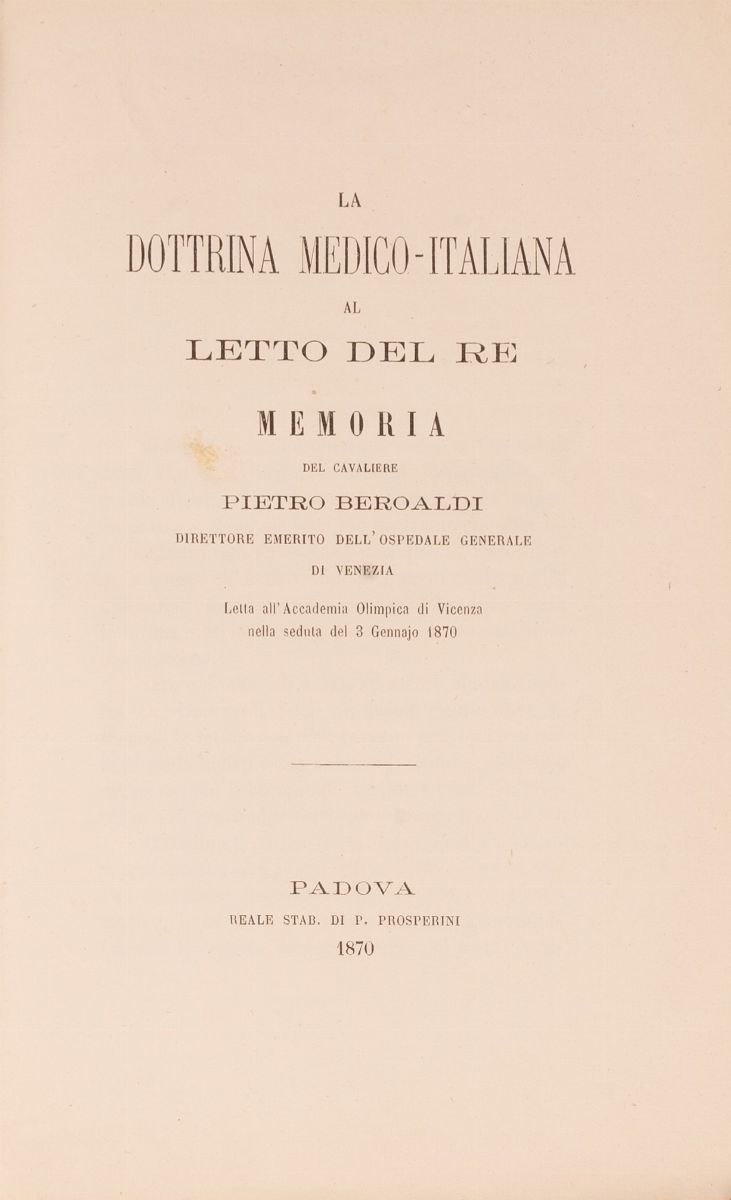 Lotto di 15 Volumi - Miscellanea Medicina