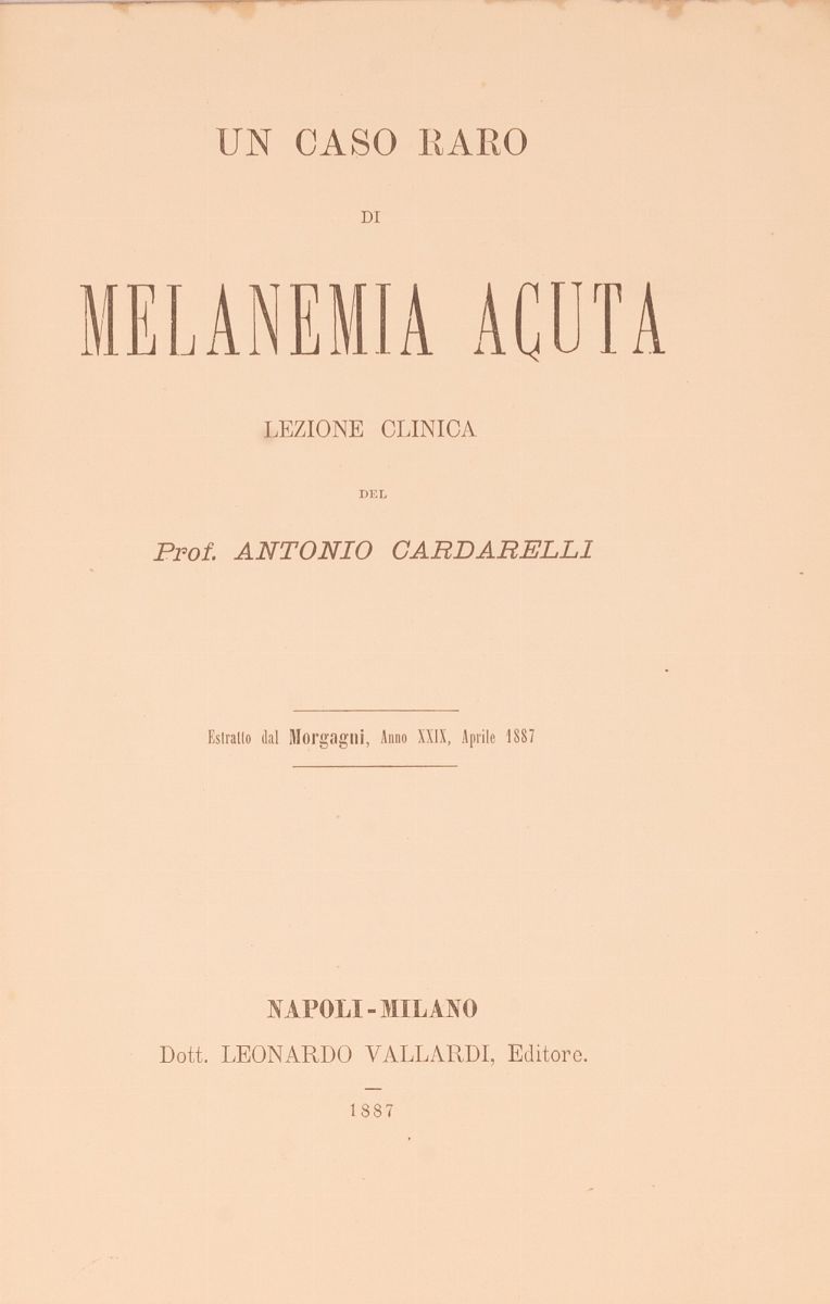 Lotto di 15 Volumi - Miscellanea Medicina