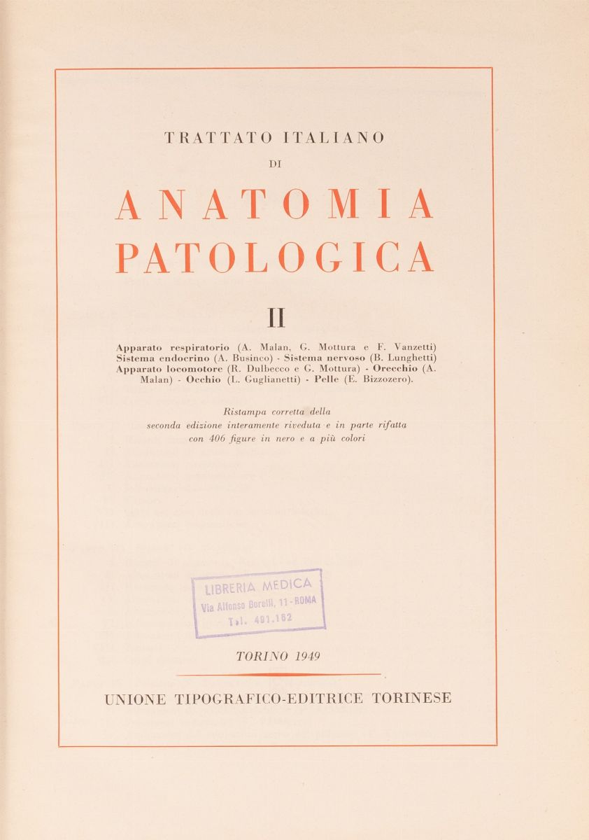Lotto Manuali Medicina 900. 6 Libri