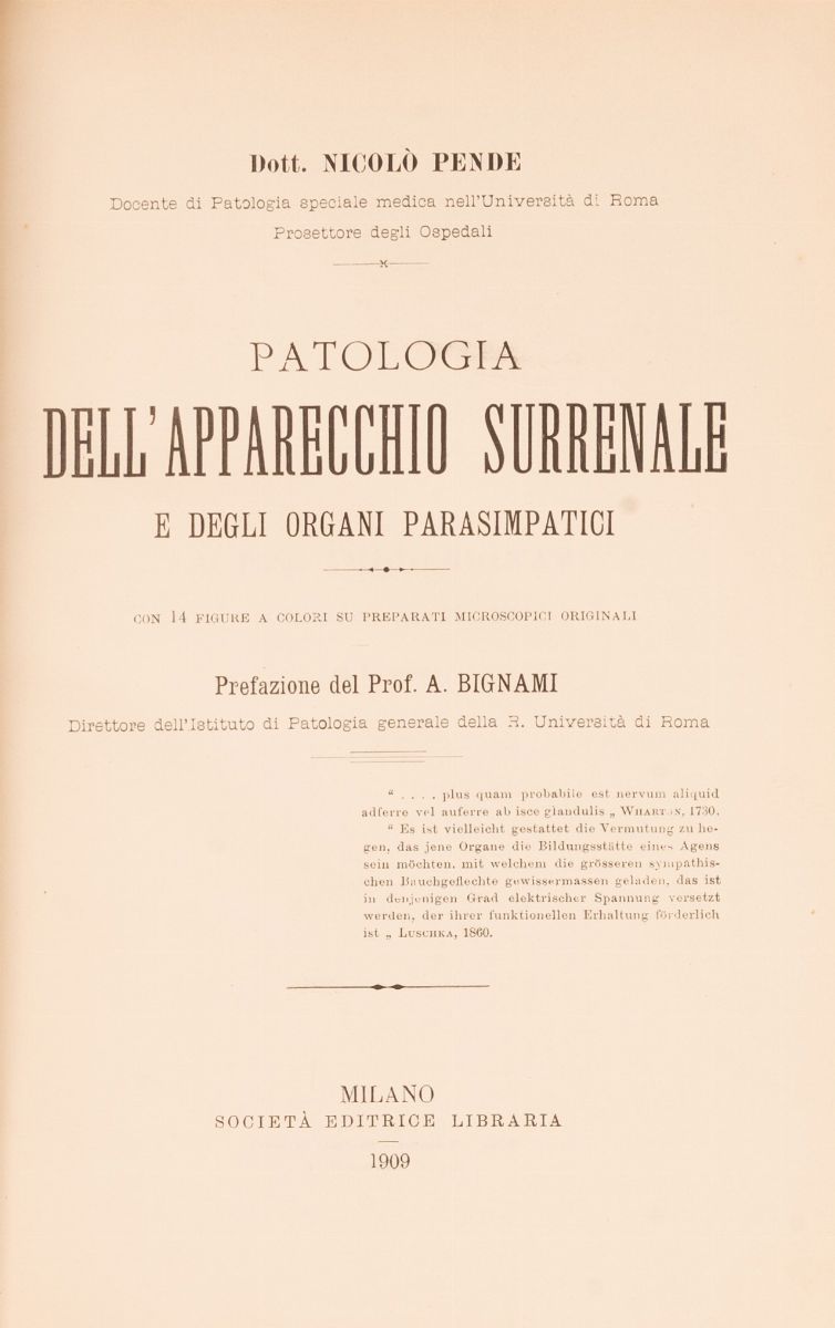 Lotto Varie Medicina '900