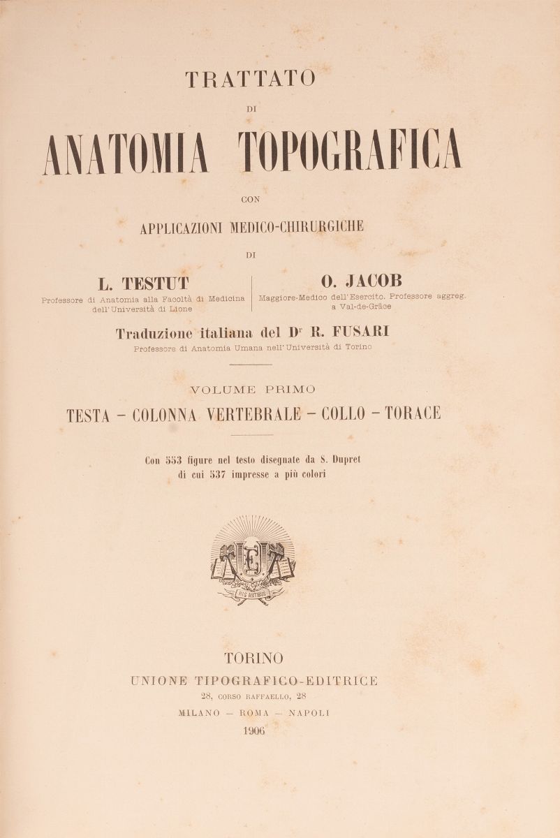 Lotto Varie Medicina '900