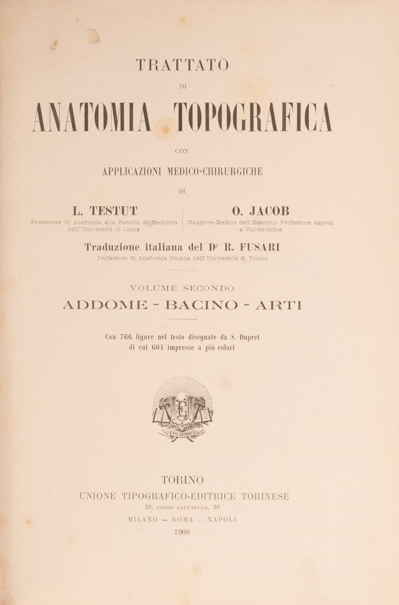 Lotto Varie Medicina '900