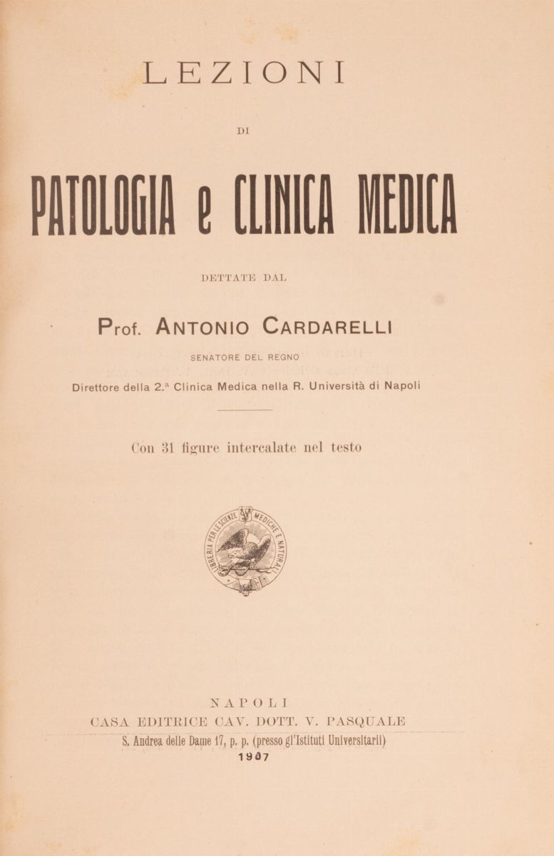 Lotto Varie Medicina '900