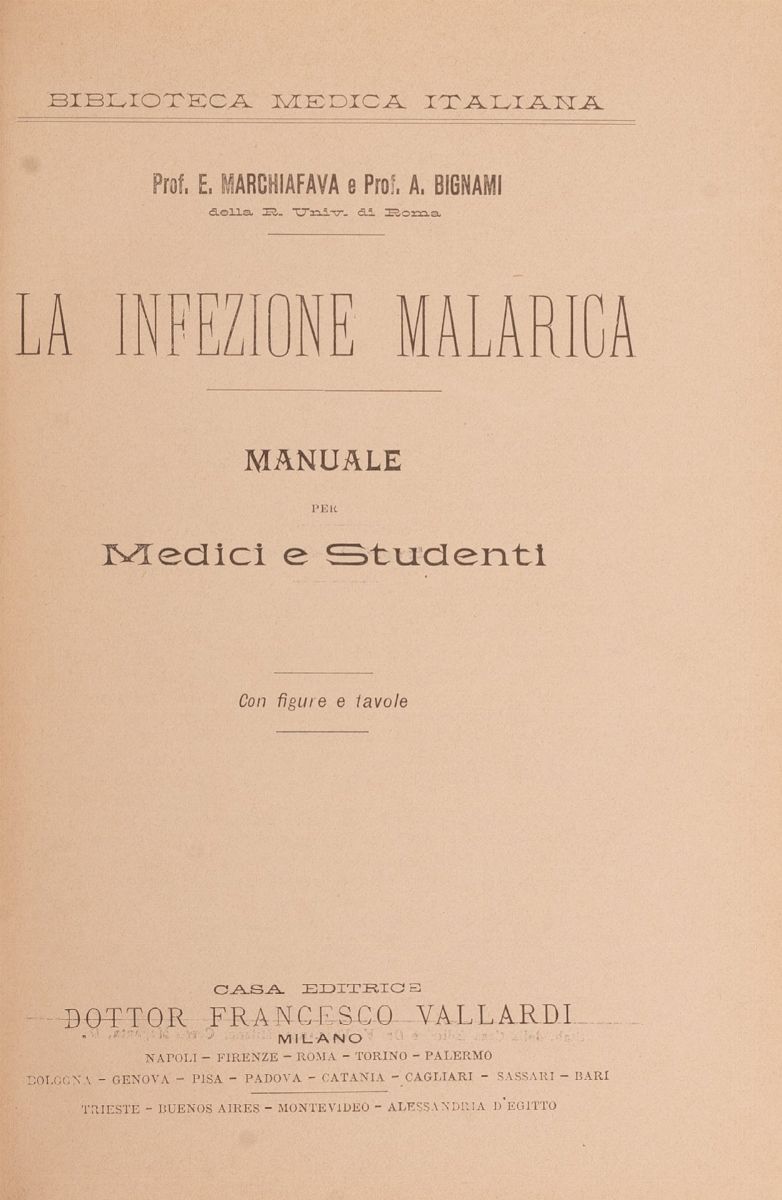 Lotto Malaria 11 Libri
