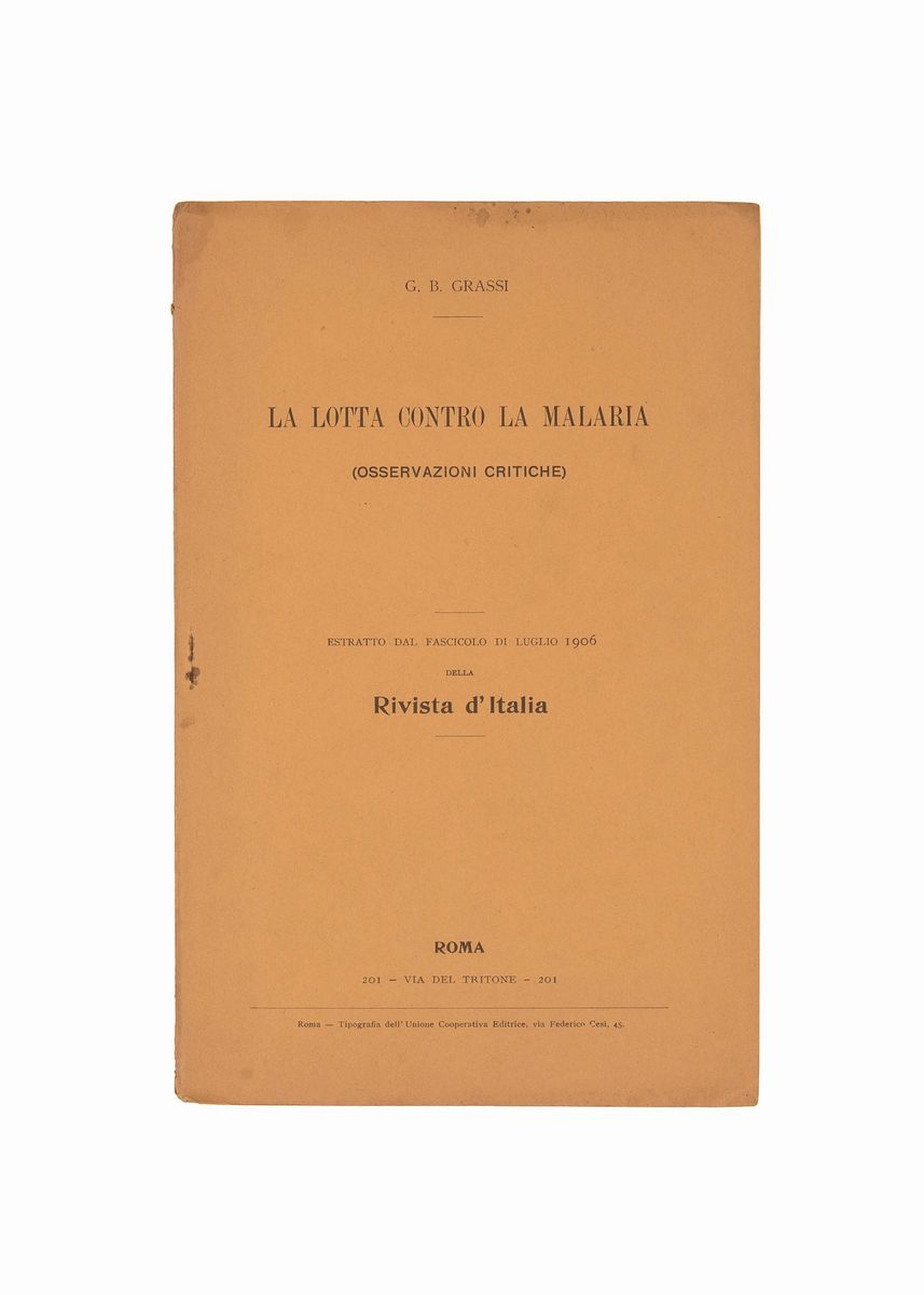 Lotto Malaria 11 Libri