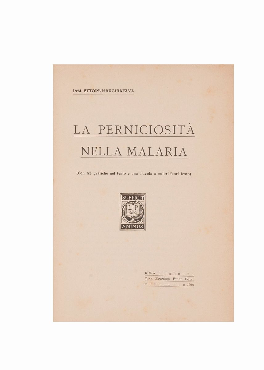 Lotto Malaria 11 Libri