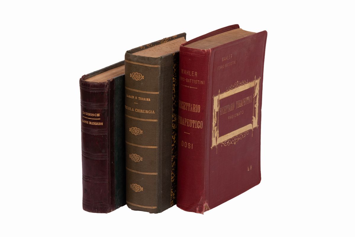 Lotto Rimedi e Piccola Chirurgia, 3 Libri