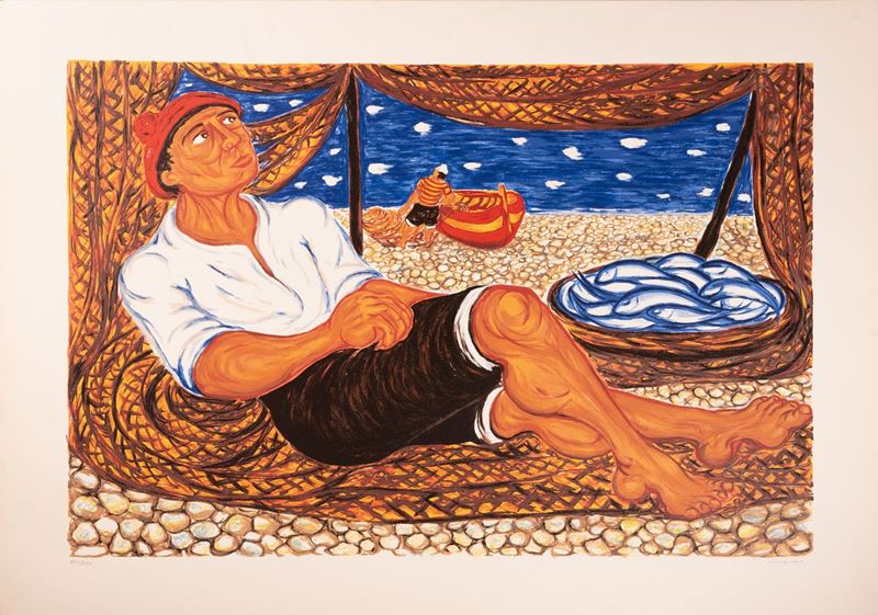 Giuseppe Migneco - Pescatore