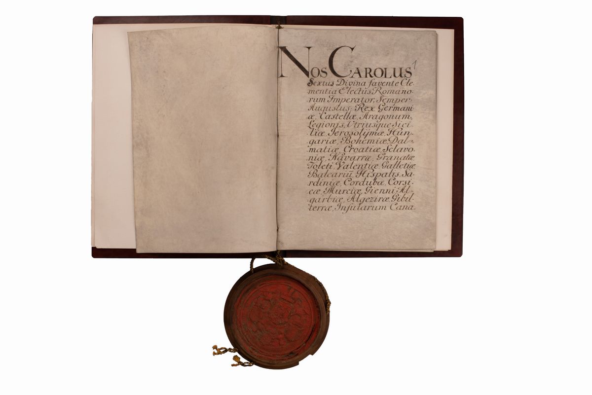 Carlo Sesto, Imperatore Augusto dei Romani, Re di Germania, di Spagna, di Ungheria, di boemia,DI ...