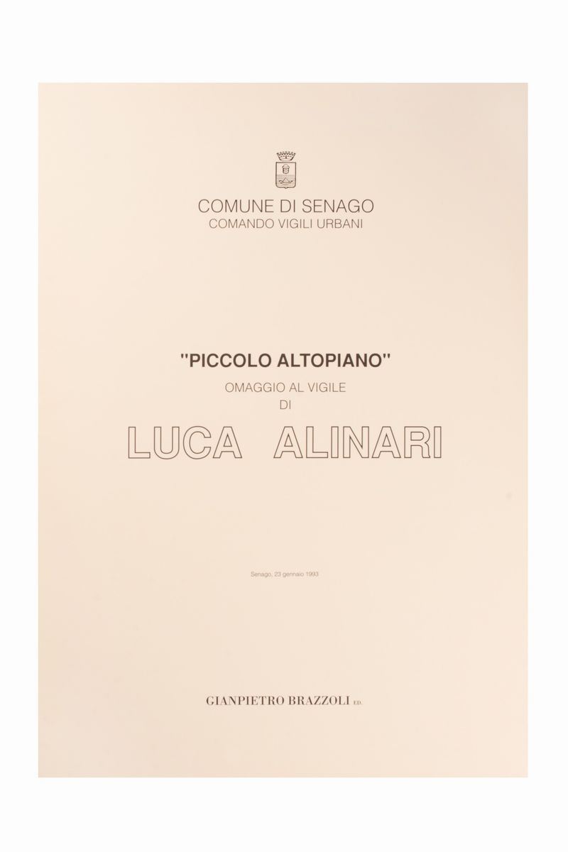 Luca Alinari - Omaggio al Vigile