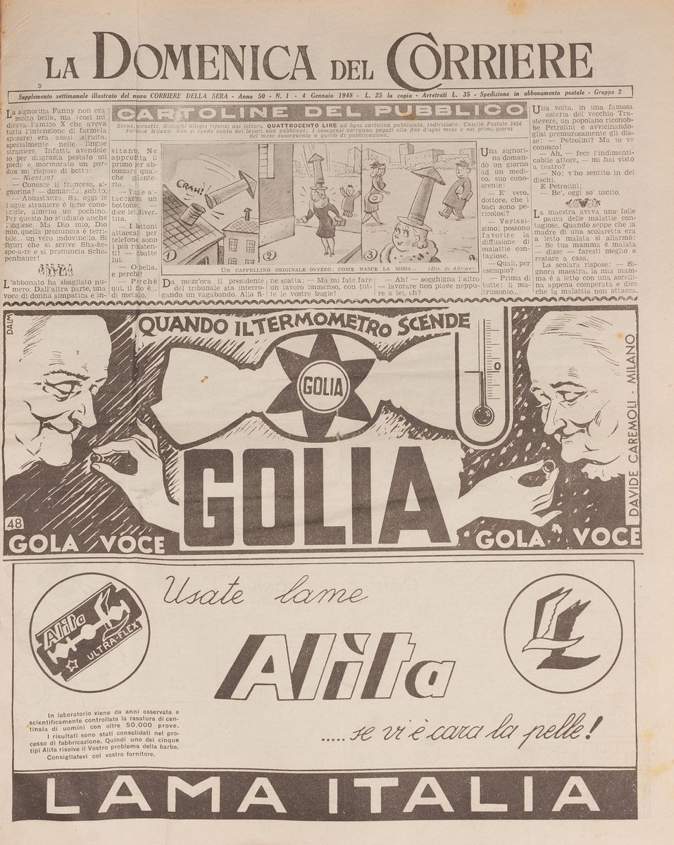 Collezione Completa Dell'anno 1948 De la Domenica del Corriere