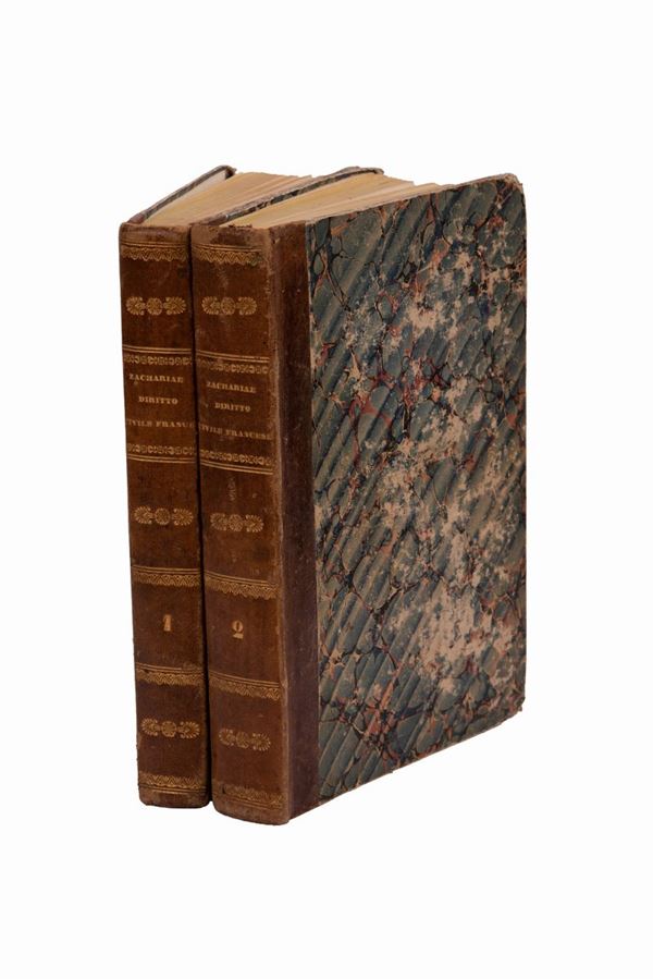 Karl Salomo ZACHARIAE – Corso di diritto civile francese di C. S. Zachariae