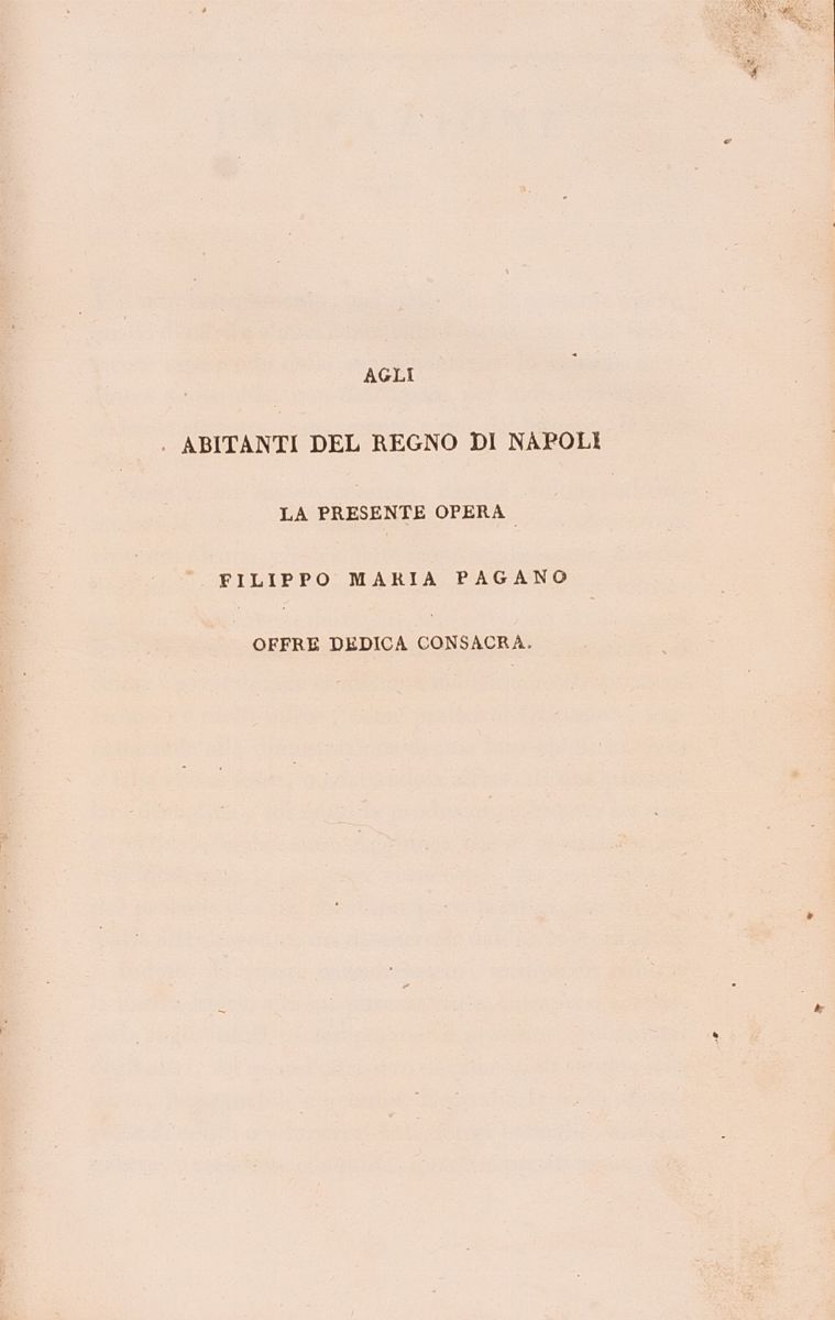 Istoria del Regno di Napoli di Filippo M. Pagano
