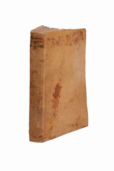 Commentari Supplementum in Vetustas e Nuperrimas Pragmaticas Regni Neapoli Francisco De Costantio...