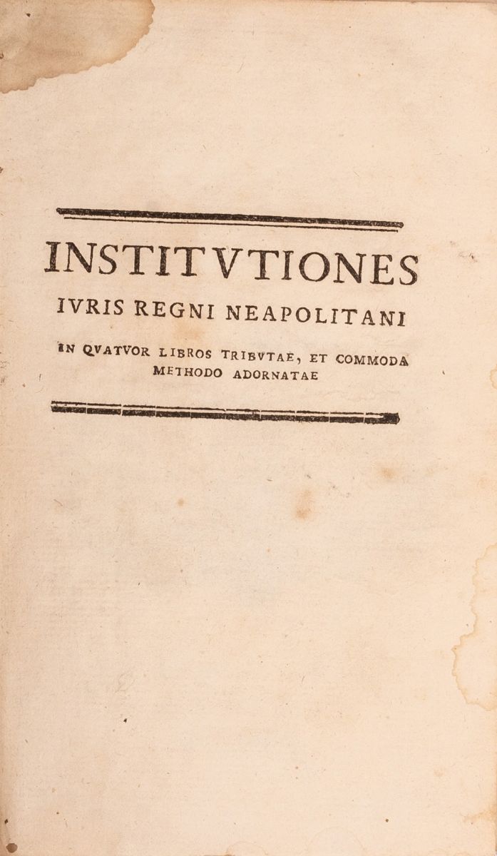 Institutiones Iuris Regni Neapolitani