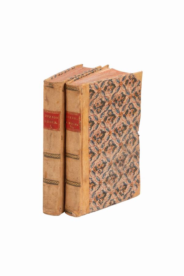 BROUCKNER Dizionario geografico portatile. Ovvero descrizione di tutti i Regni, Provincie, Città, Patriarcati, Vescovadi, Forti, Fortezze, Citadelle, ed altri luoghi considerabile delle quattro parti del mondo.