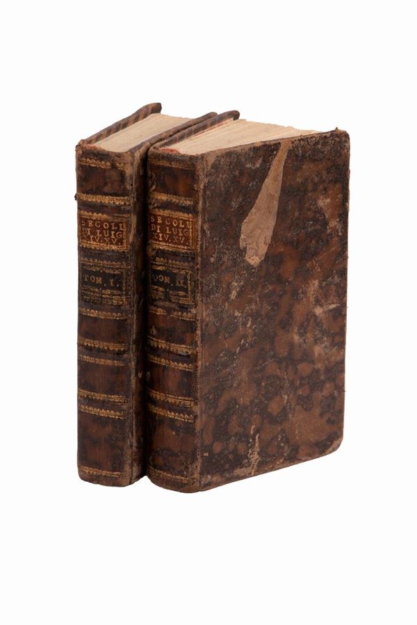 Secolo di Luigi XIV. Opera del Signor DE VOLTAIRE tradotta dal francese, in Siena 1783