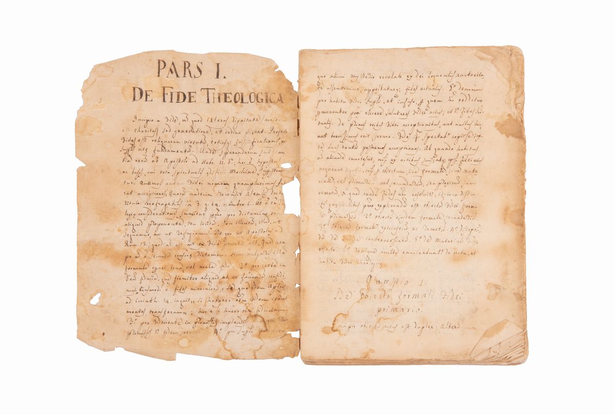 Manoscritto Tractatus Theologico Scholastico Dogmaticus