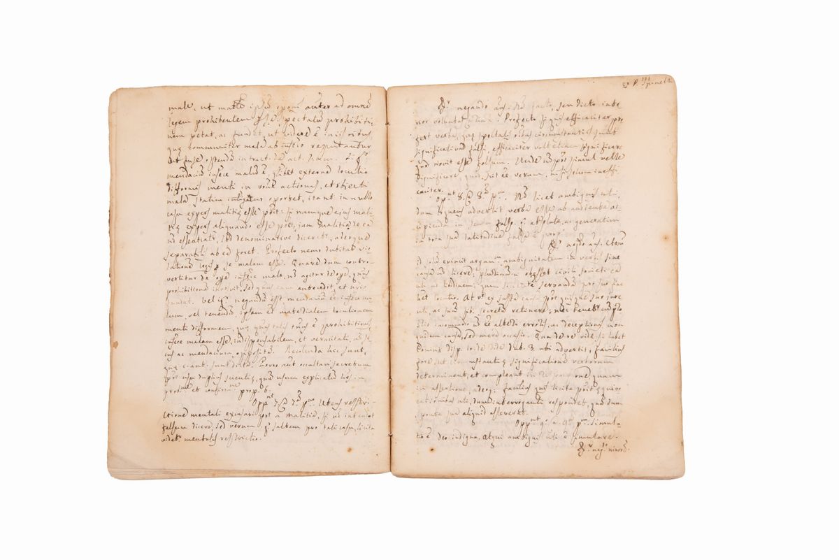 Manoscritto Tractatus Theologico Scholastico Dogmaticus