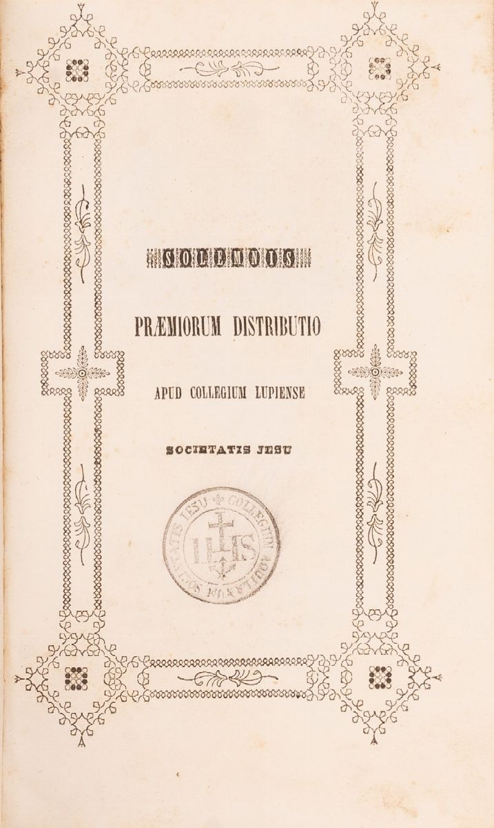 Solemnis Praemiorum Distributio Apud Collegium Lupense