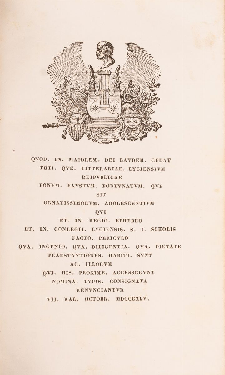 Solemnis Praemiorum Distributio Apud Collegium Lupense