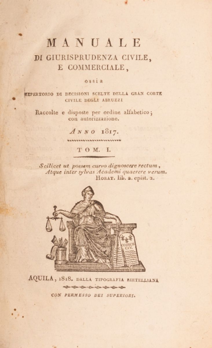 Manuale di Giurisprudenza Civile e Commerciale