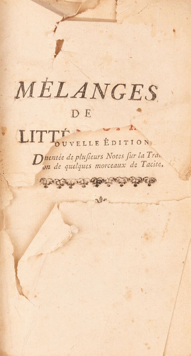 Mèlanges De Littera D'histoire Et De Philosophie