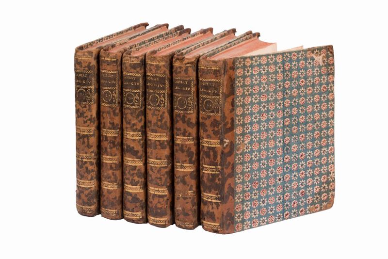 Le Leggi Civili nel Lor Ordine Naturale del Signor Giovanni Domat Colle Note De' Signori Berroyer...
