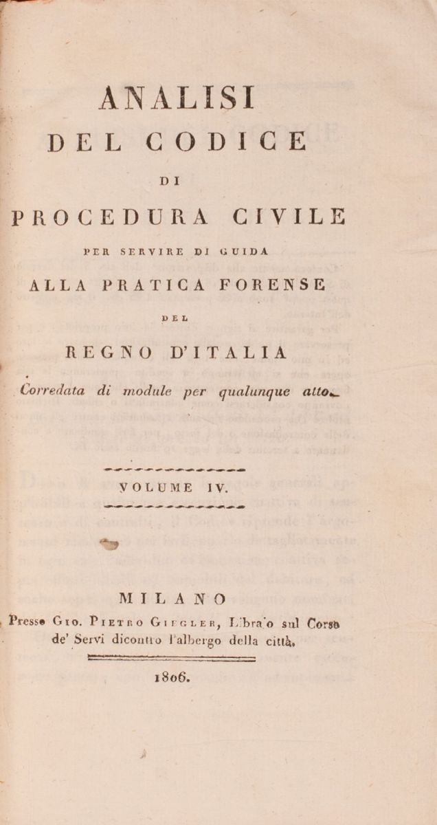 Analisi del Codice di Procedura Civile per Servire di Guida alla Pratica Forense del Regno D'ital...