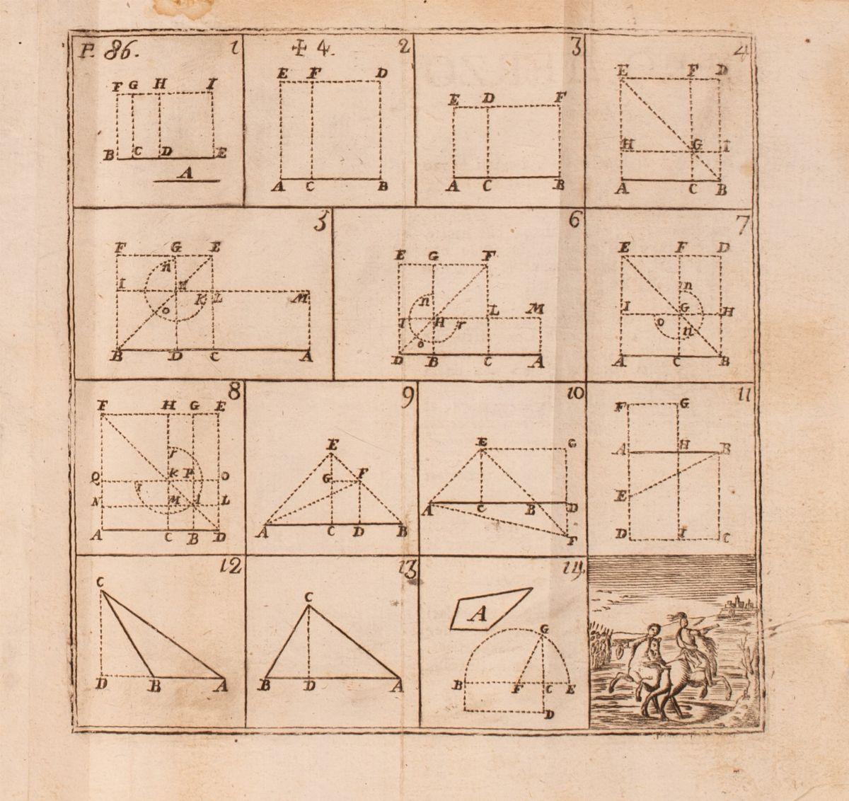 Degli Elementi della Geometria Piana da Euclide Megarese e Tradotti in Italiano ed Illustrati da ...