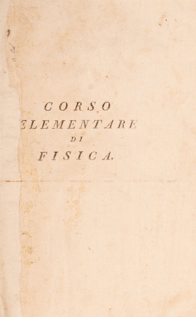 Corso Elementare di Fisica Ad Uso delle Università e Licei del Regno D'italia di Giambattista Mor...