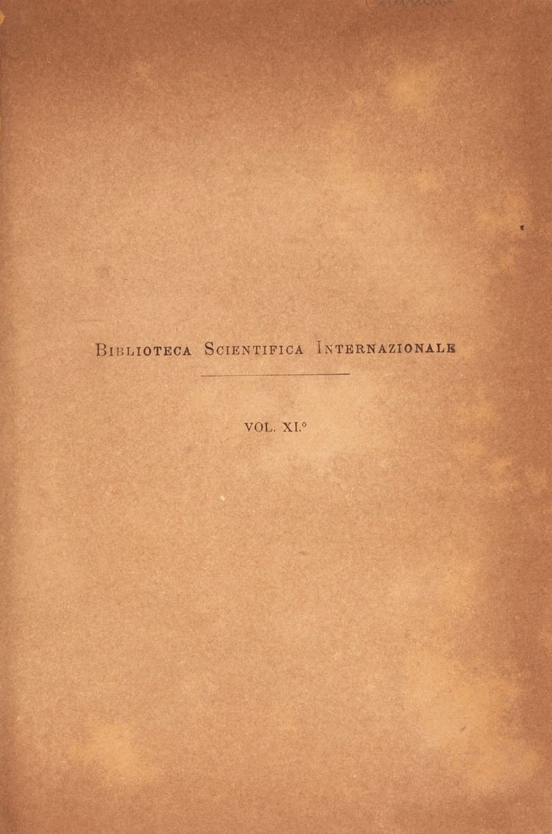 Della Legge Fondamentale Dell'intelligenza nel Regno Animale. Saggio di Psicologia Comparata per ...