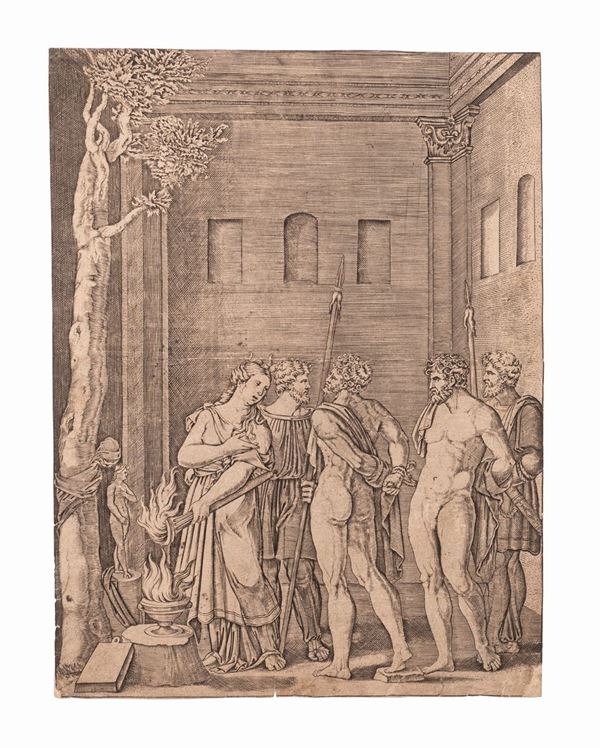 Agostino Veneziano - Ifigenia