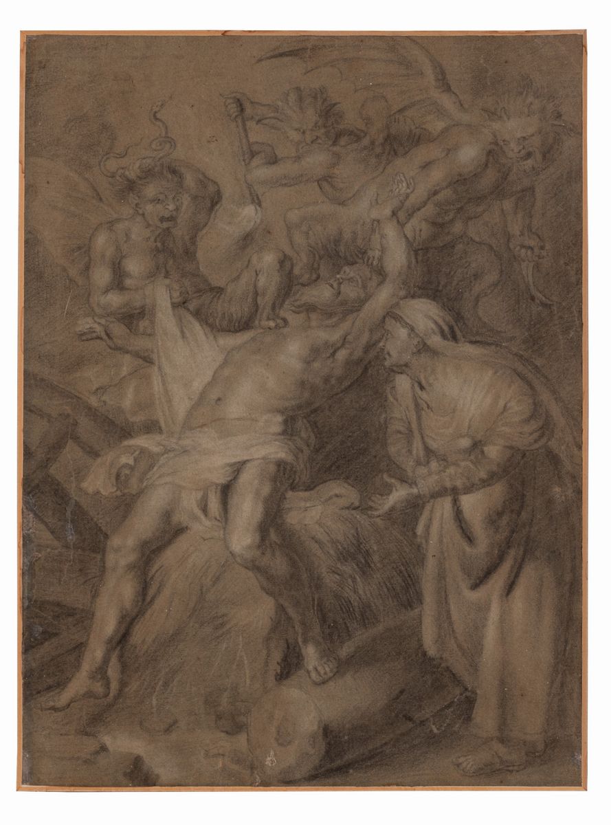 Anonimo da Rubens - Giobbe Tormentato dai Demoni