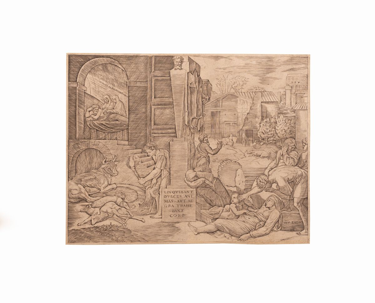 Marcantonio Raimondi - La Peste di Frigia Detto il Morbetto