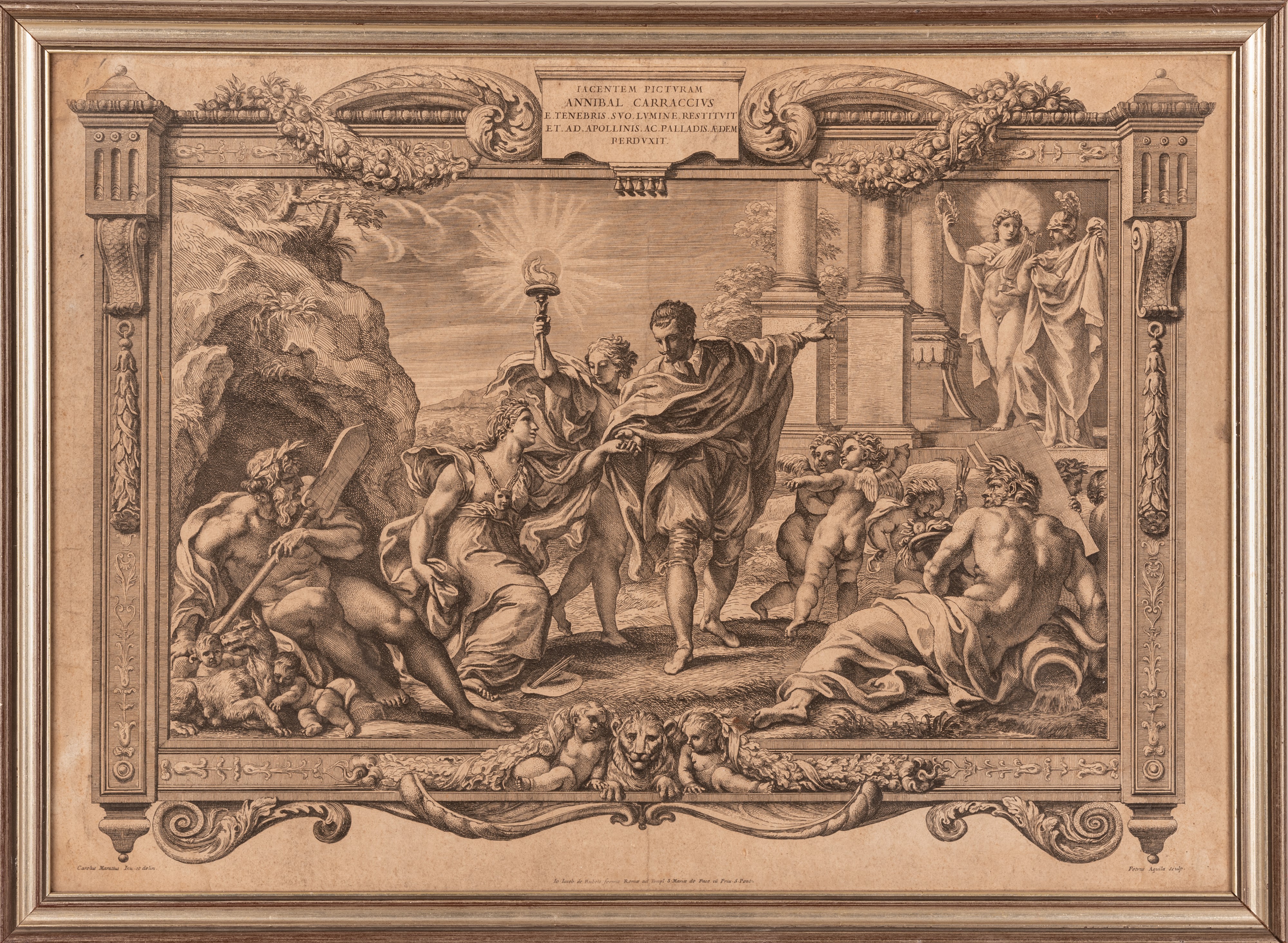 Annibale Carracci - Allevia la Pittura dalle Tenebre