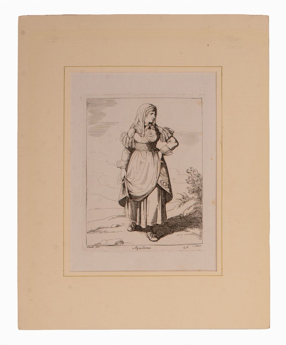 Lotto L'aquila ( Storia, Costumi e Vedute)